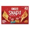 Cheez-It Snap'd 0.75 oz. Bag Crackers Variety Pack - Cheddar Sour Cream and Onion/Double Cheese (42/Carton)